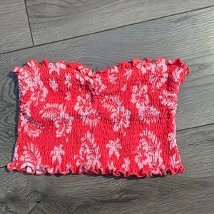 pink tube top